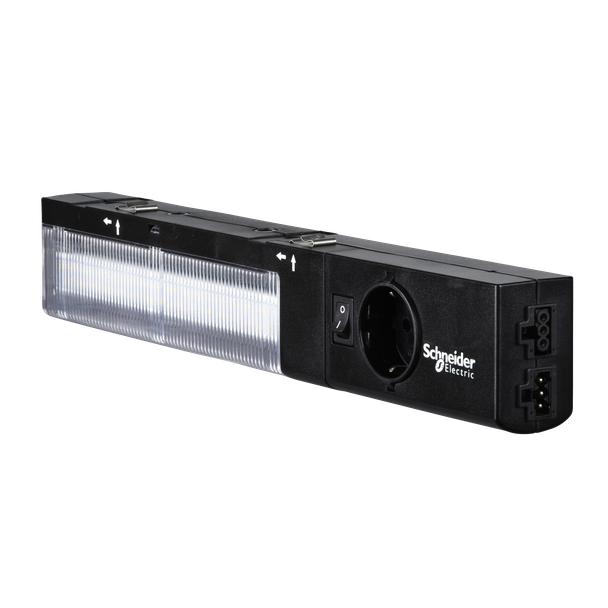 Spacial Thalassa Lampa LED do szafy z gniazdem Schuko 640lm NSYLAMLDS SCHNEIDER