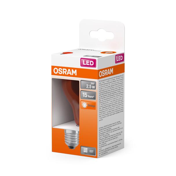 Lampa LED STAR CL A Orange 15 non-dim 2,5W E27
