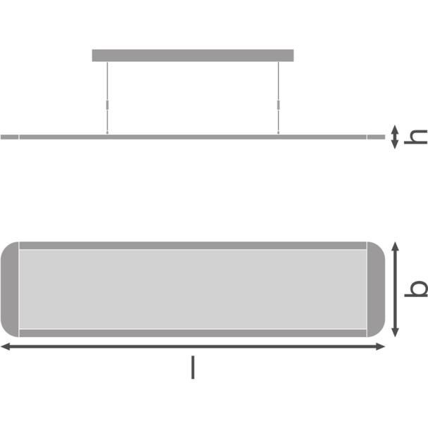 Oprawa z bezpośrednim i pośrednim rozsyłem światła PANEL LED D/I 1200 36W 3000K UGR19