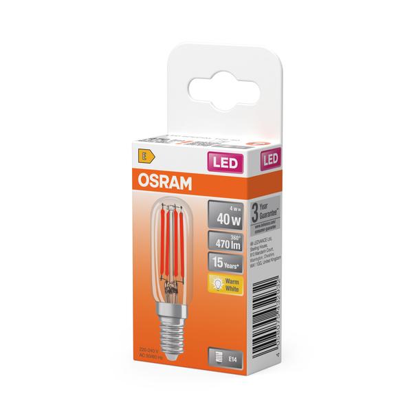 LAMPA LED SPECIAL T26 40 CL 4W/827 230V Filament szkło przezroczyste E14