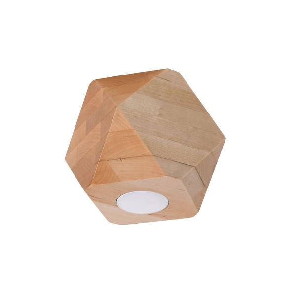 Sollux Plafon WOODY 1 naturalne drewno SL.1009