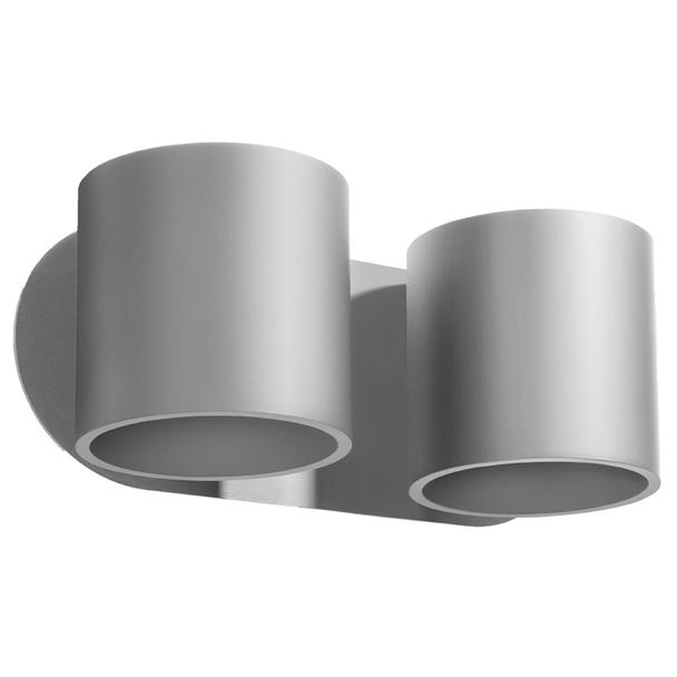 Sollux Kinkiet ORBIS 2 szary SL.0661