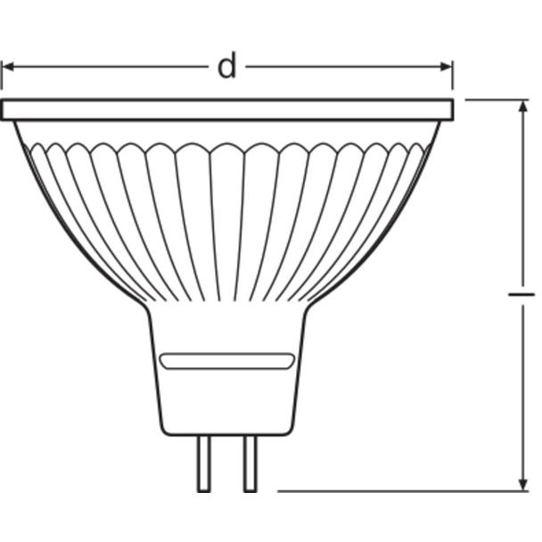 Lampa LED PARATHOM PRO DIM MR16 35 36° 6,3W 940 GU5.3