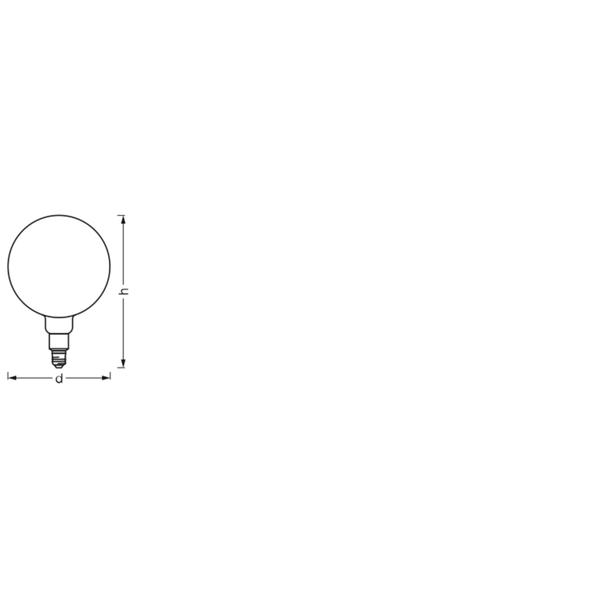 Żarówka LED E27 G200 6W = 42W 2500K Ciepła 500lm 320° Filament SMART+ WIFI Ściemnialna 4058075609877 LEDVANCE
