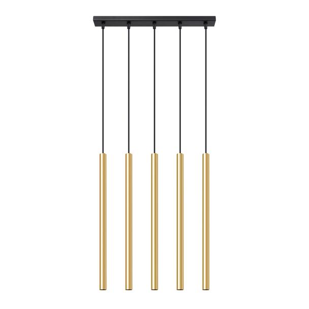 Sollux Lampa Wisząca PASTELO 5L złoty połysk SL.1198