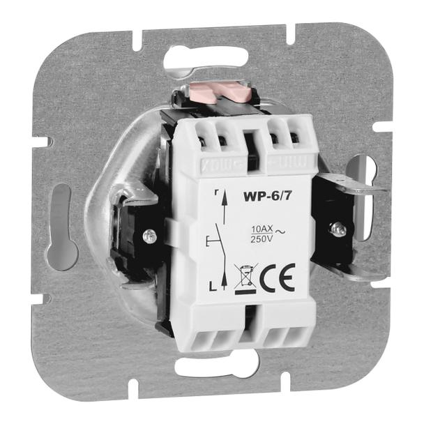 Przycisk dzwonek podtynkowy Onyx, 10A, 250V, WP-6/7O, biały