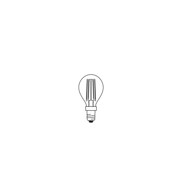 Lampa LED STAR+ non-dim CL P40 Act&Rel FILAMENT 4W 827 E14