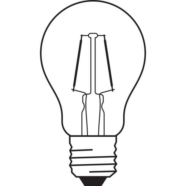 Lampa LED STAR CL A Orange 15 non-dim 2,5W E27
