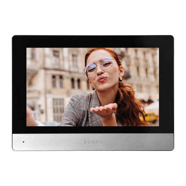 CERES Full HD, zestaw wideodomofonowy, bezsłuchawkowy, monitor dotykowy 8" LCD, z gniazdem na kartę