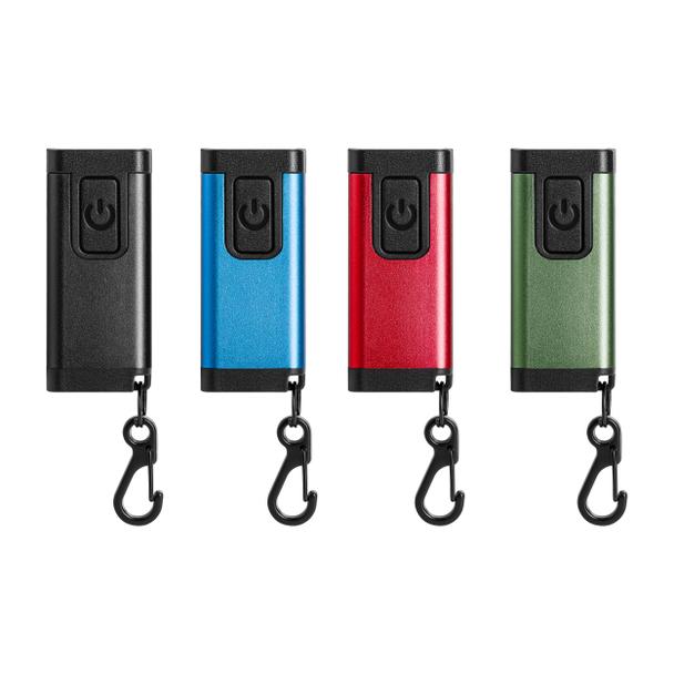Mini latarka/brelok LED COB, 150lm, 180mAh, 5500K, kolor mix