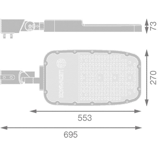 Oprawa SL AREA SPD XL V 150W 730 RV35ST GY