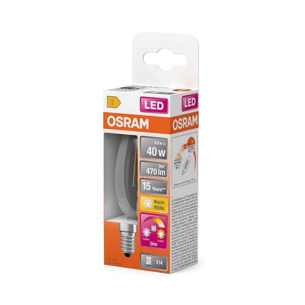 Lampa LED STAR+ GLOWdim CL B40 FILAMENT 4W 827 E14