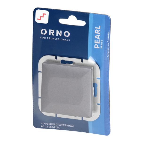Łącznik podtynkowy schodowy Pearl, 10A, 250V, WP-5P, antracyt