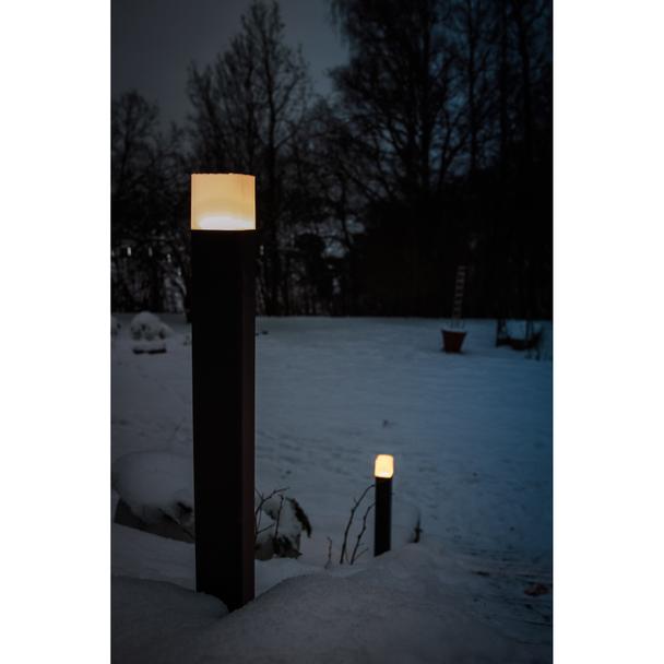 Słupek Ogrodowy Lampa LED INTELIGENTNA 9,5W RGB+W Szary 50cm SMART+ WiFi CUBE 4058075478152 LEDVANCE