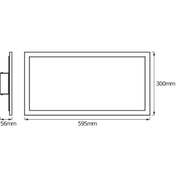 Panel LED 28W RGB SMART+ WIFI PLANON PLUS 600X300 4058075525245 LEDVANCE