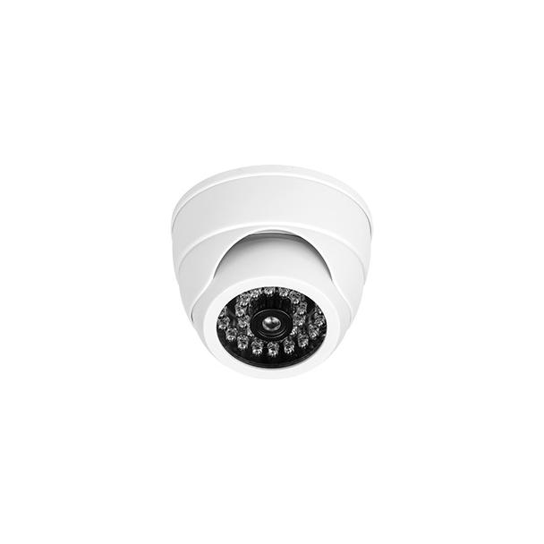 Atrapa kamery monitorującej z podczerwienią CCTV, bateryjna, MINI, biała