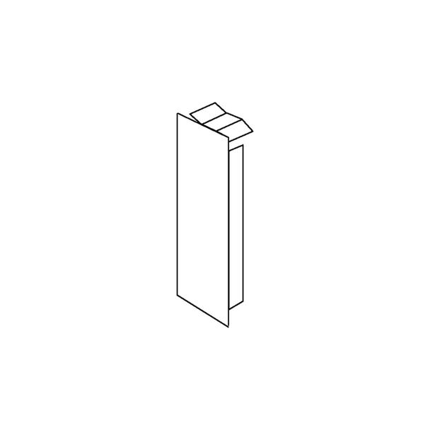 tehalit.LF Końcówka 15x15mm jasnoszary, 10 szt LF1501567035 HAGER