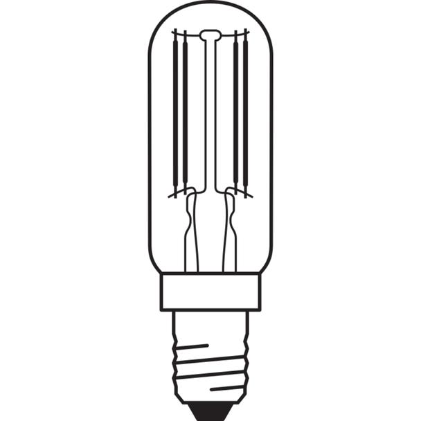 LAMPA LED SPECIAL T26 40 CL 4W/827 230V Filament szkło przezroczyste E14