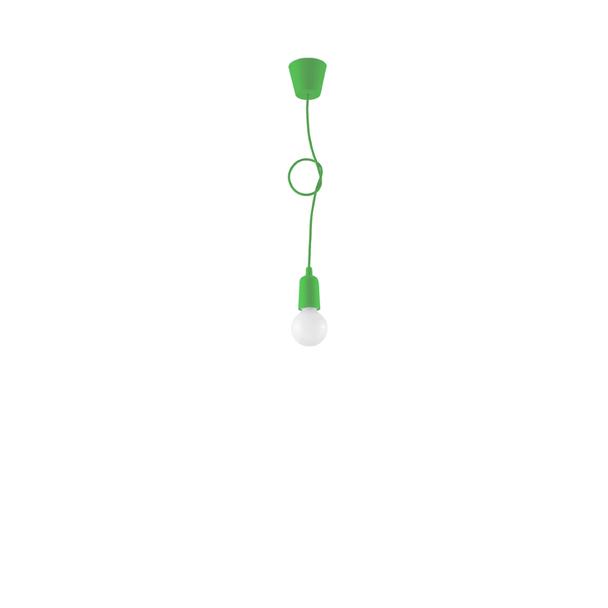 Sollux Lampa wisząca DIEGO 1 zielony SL.0581
