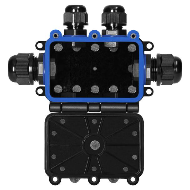 Puszka natynkowy HD IP68, 0,5-6,0mm2 ,2 dławnice M20, 4 dławnice M16