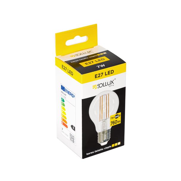 Sollux Żarówka LED E27 3000K 7W 760lm SL.1208