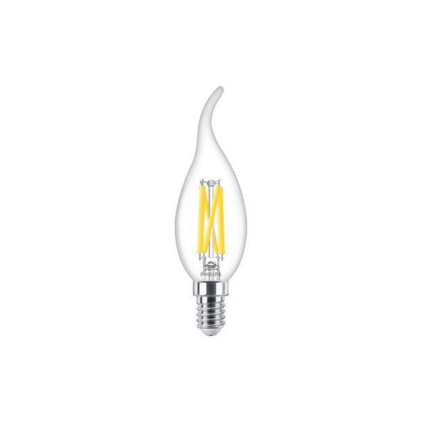 Żarówka LED świeczka 3,4W=40W 470lm 2700K 3,4-40W E14927 BA35 5 lat gw. PHILIPS