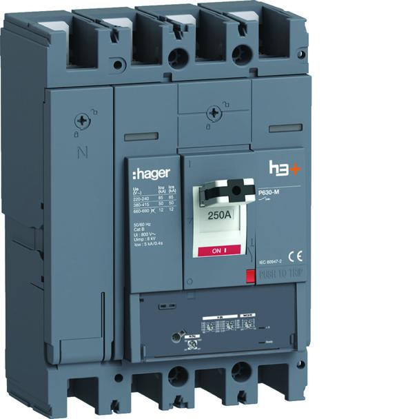 MCCB Wyłącznik mocy h3+ P630 LSnI 4x250A 50kA