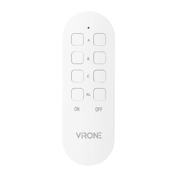 Zestaw bezprzewodowych gniazd MINI Schuko, sterowanych pilotem 2+1, 2300W
