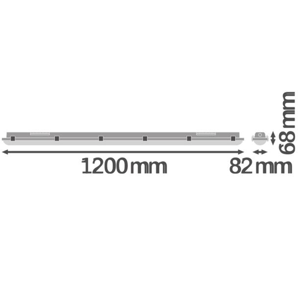 DP DALI 1200 32W 830 IP65 GY LEDVANCE