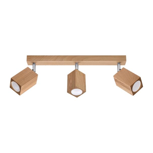 Sollux Plafon KEKE 3 dąb SL.1037