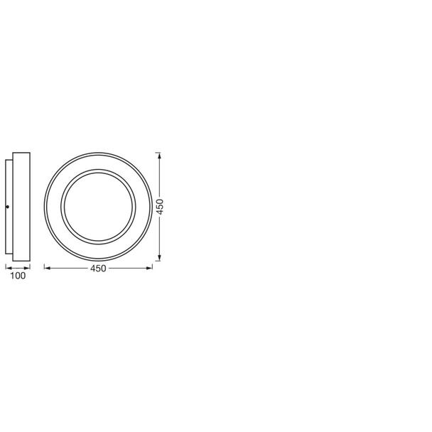 Oprawa SUN@HOME Circular 450 SI