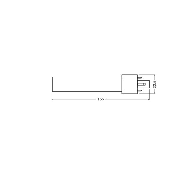 DULUX S LED FR 9 CCG, AC mains 4,5W 830 G23 TRZONKI SPECJALNE LEDVANCE