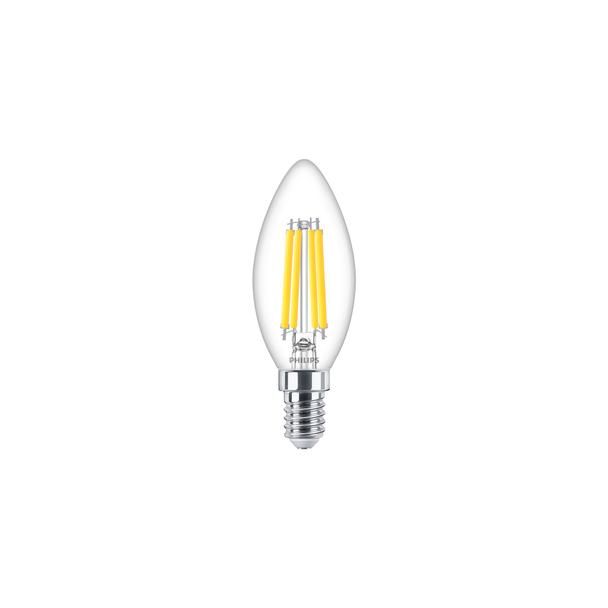 Żarówka LED ściemnialna świeczka 3,4W=40W 470lm 2700K barwa ciepła VLE LEDCandleD3,4-40W E14 B35 927