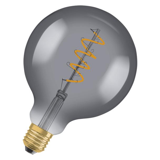 Lampa LED Vintage 1906 CL GLOBE125 Filament szkło przezroczyste SMOKE 15 non-dim 5W 818 E27