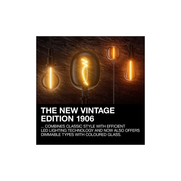 Lampa LED Vintage 1906 CL A Filament szkło przezroczyste GOLD 35 non-dim 4W 824 E27