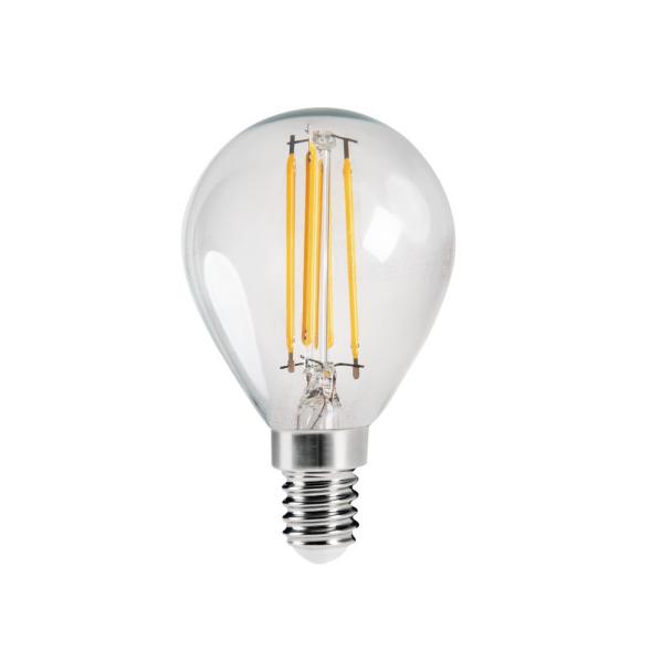 XLED G45 E14 4,5W-WW Żarówka LED kulka XLED G45 E14 4,5W-WW barwa ciepłobiała 2700K 470Lm KANLUX