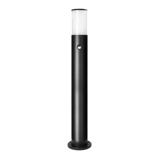DALIA oprawa ogrodowa słupek z czujnikiem PIR, E27, max. 15W, IP54, 80 cm, czarny