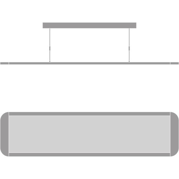 Oprawa z bezpośrednim i pośrednim rozsyłem światła PANEL LED D/I 1200 36W 4000K UGR19