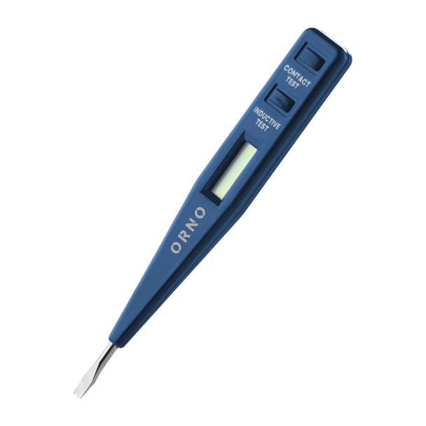 Elektroniczny próbnik napięcia 5w1, test obecności, pomiar, indukcja, ciągłość, polaryzacja DC, nieb