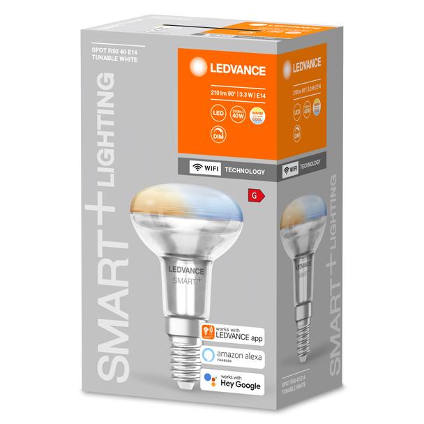 Żarówka LED E14 R50 3,3W = 40W 210lm CCT 45° SMART+ WIFI Ściemnialna 4058075609518 LEDVANCE