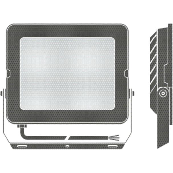 Naświetlacz LED FLOOD COMPACT V 90W 865 SYM 100 BK 4058075575080 LEDVANCE