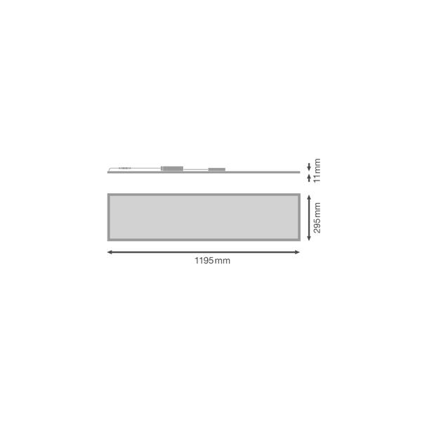 Oprawa PANEL COMFORT 1200 P 33W 840 DALIVR