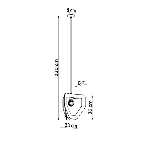 Sollux Lampa wisząca TRES czarna SL.0930