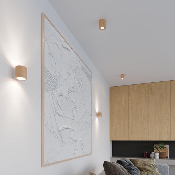 Sollux Plafon ORBIS naturalne drewno SL.0492