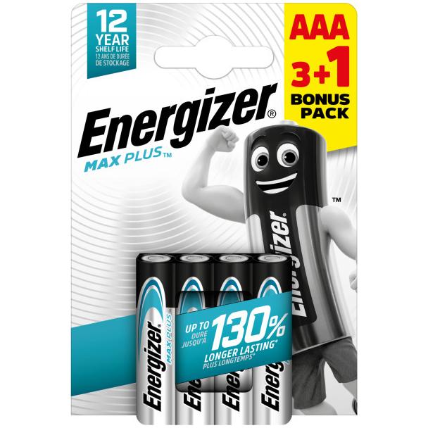 Bateria Energizer MAX PLUS AAA LR03 /4szt./