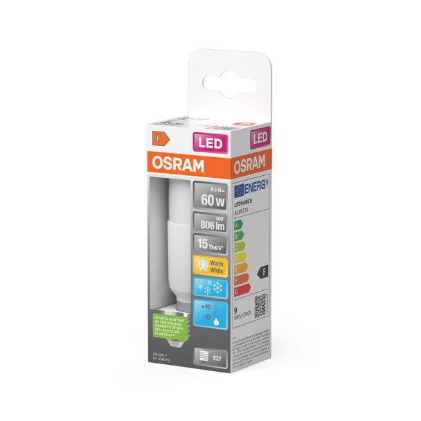 Lampa LED STAR CL STICK FR 60 non-dim 8W 827 E27