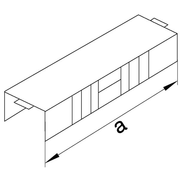 tehalit.LFS Element T, 40x60mm, ocynkowany LFS400608VERZ HAGER
