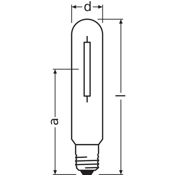Wysokoprężna lampa sodowa NAV-T 250 SUPER 4Y