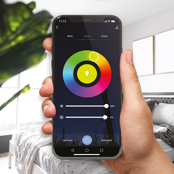 Żarówka LED WiFI A60 8W E27 Smart Tuya RGB+CCT+DIM EKSM6659 Milagro