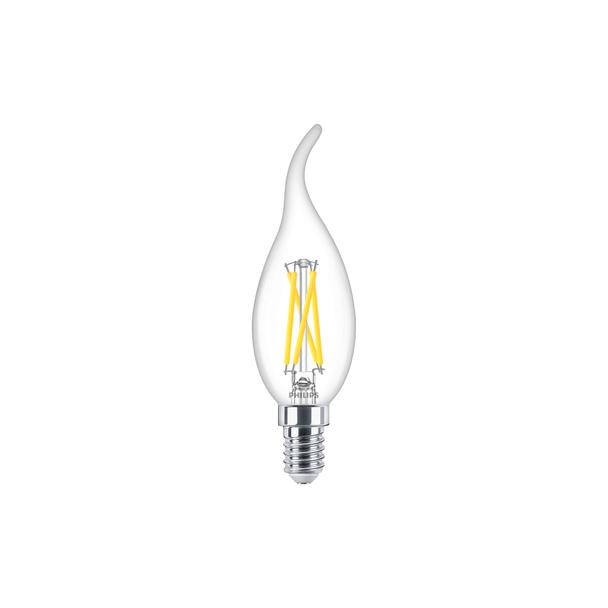Żarówka LED świeczka 2,5W=25W 340lm 2700K 2,5-25W E14 BA35 5 lat gw. PHILIPS